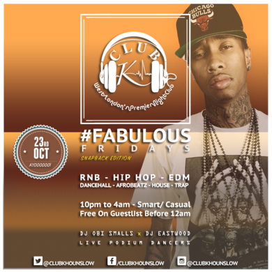 #FabulousFridays: Snapbacks Party II