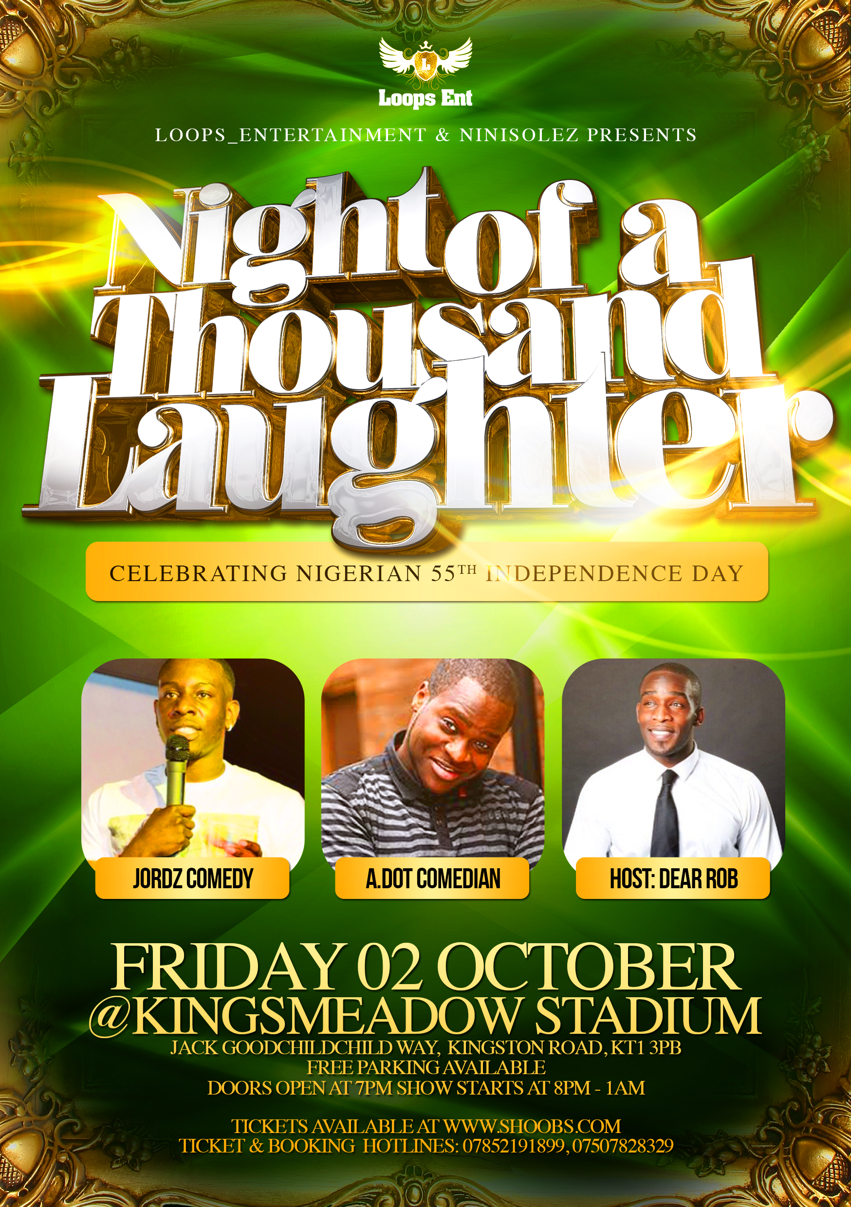 NIGHT OF A THOUSAND LAUGHTHER