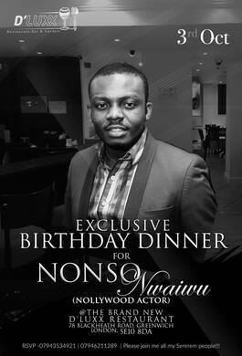 Xclusive Birthday Dinner with Nollywood Actor