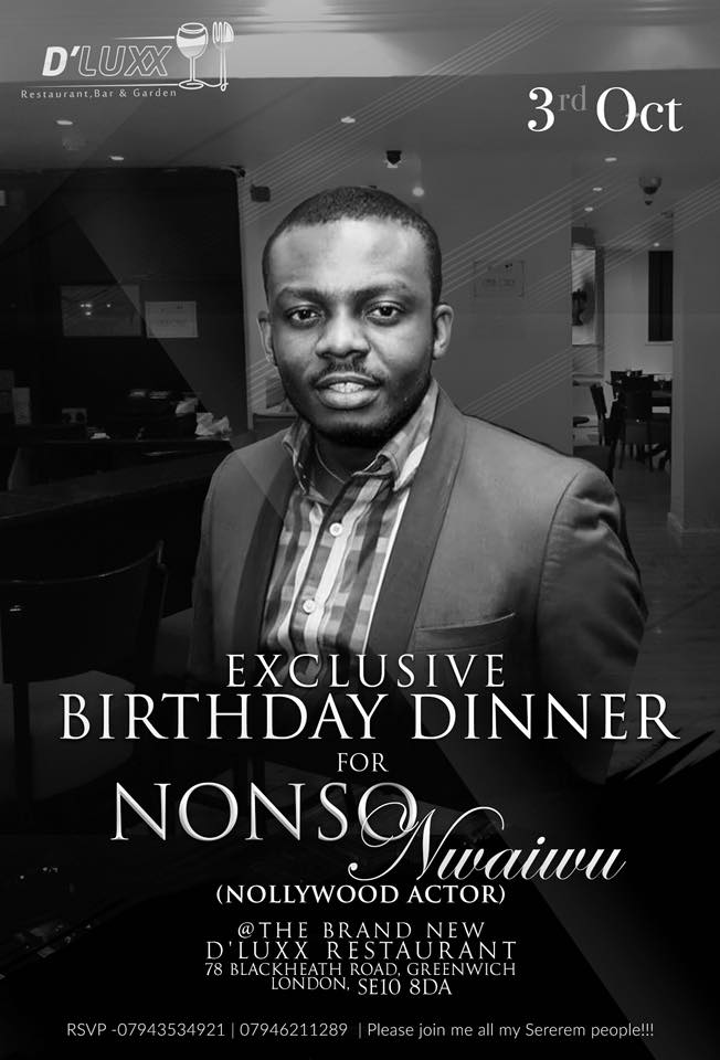 Xclusive Birthday Dinner with Nollywood Actor