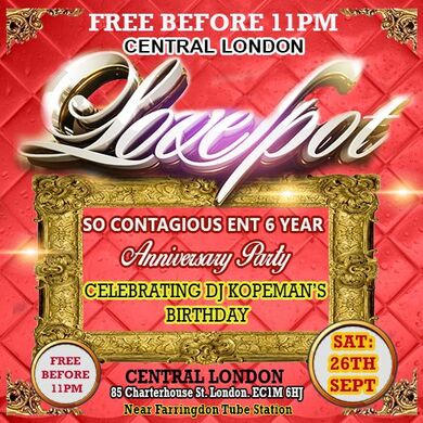 SO CONTAGIOUS ENT 6th YR ANNIVERSARY PARTY