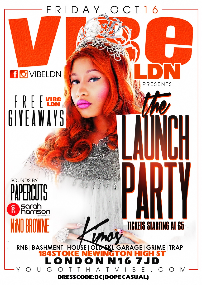 VIBE | OCT 16TH | Launch party