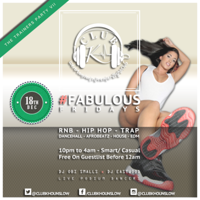 #FabulousFridays: The Trainers Party VII