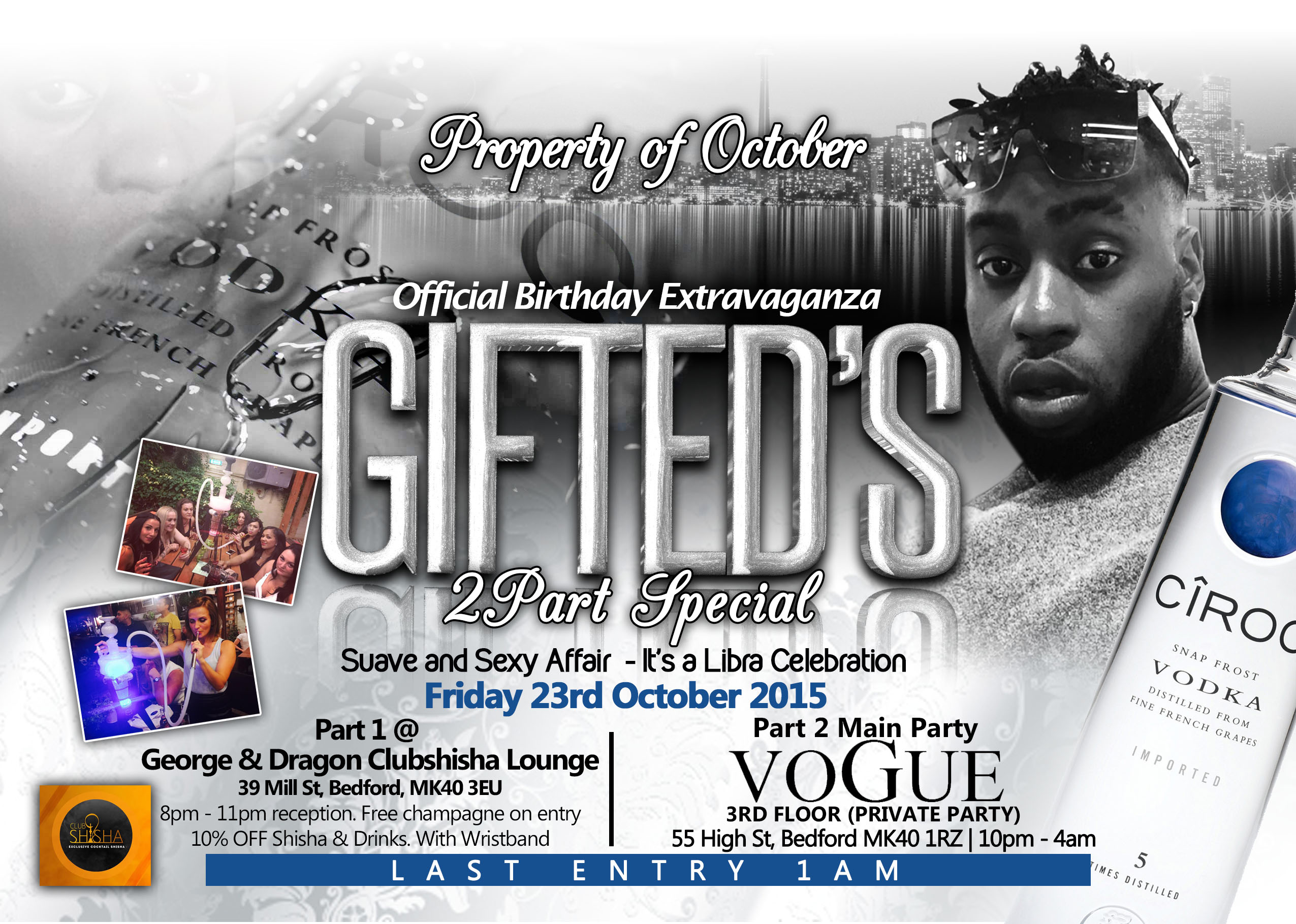 PROPERTY OF OCTOBER  "Gifteds  Birthday Bash"