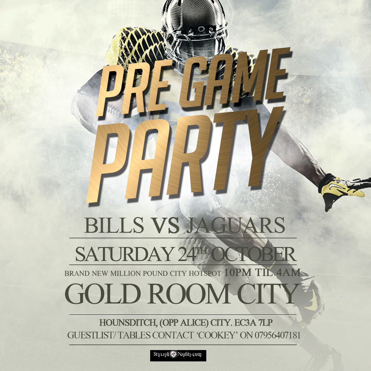 NFL Pre Game Party hosted by StylishNights