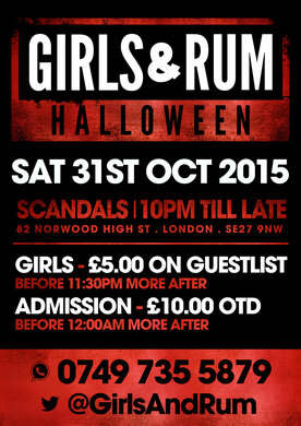 GirlsAndRum - Halloween