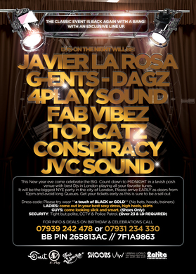 ★ NITE &DAY (NYE Countdown party)★@ MARY JANE