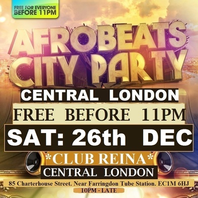 BOXING DAY AFRO BEATS CITY PARTY