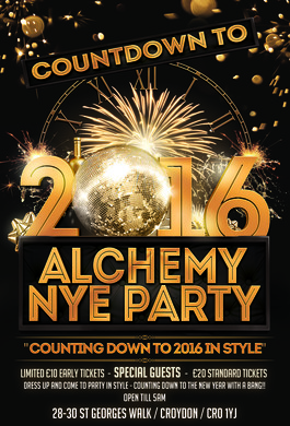 COUNTDOWN TO 2016 "ALCHEMY NYE PARTY"