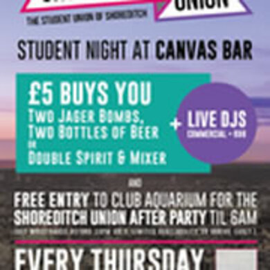 Student night in Shoreditch