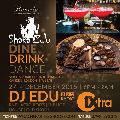 Dj Edu @ Shaka Zulu London Panache Parties