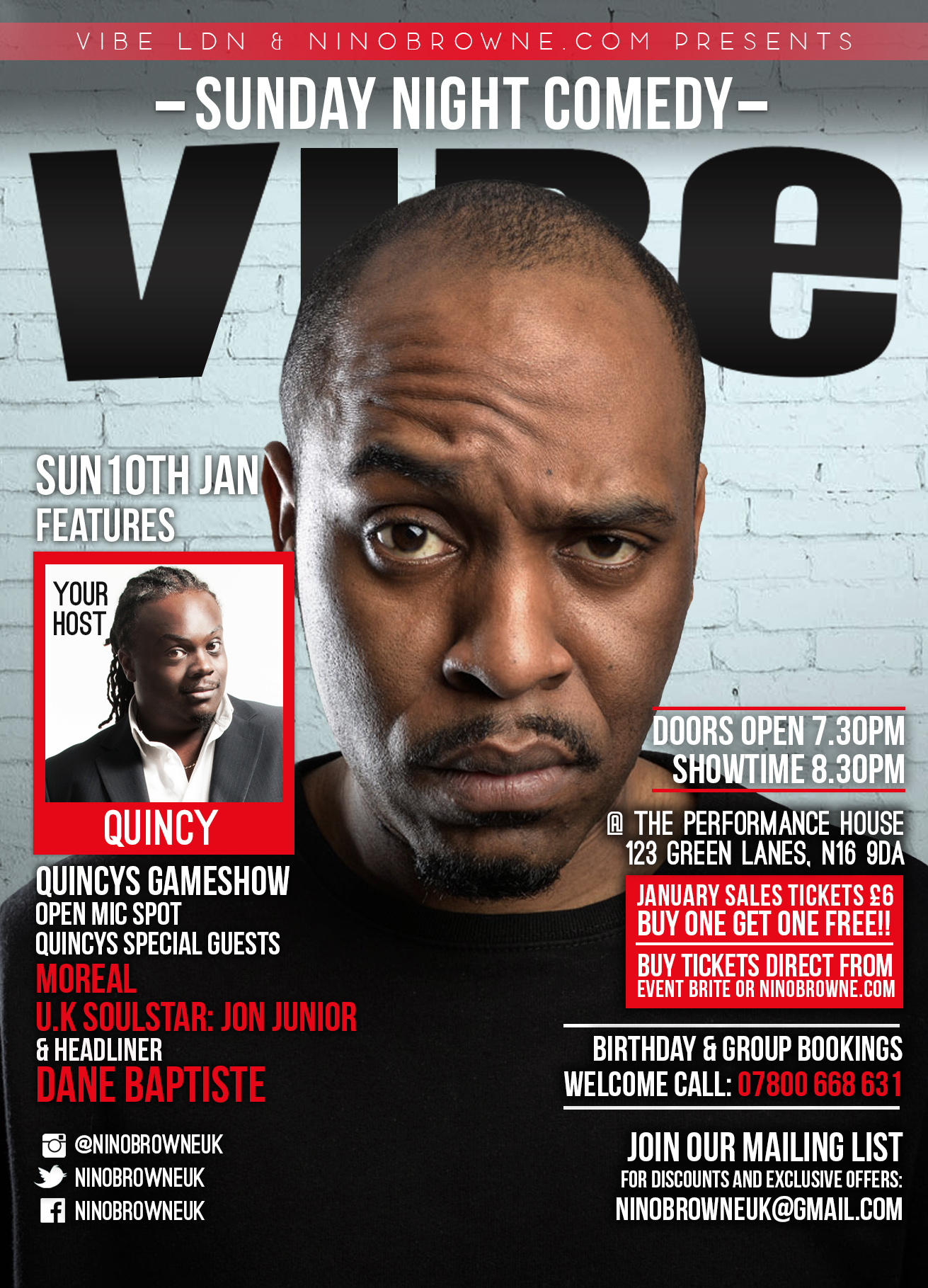 COMEDY VIBE |  JAN 10TH