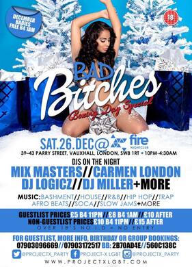 Bad Bitches! Boxing Day Special!!