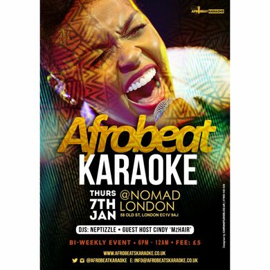 AFROBEAT KARAOKE LONDON WITH *DJ NEPTIZZLE*