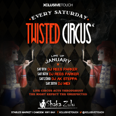 Twisted Circus Saturdays
