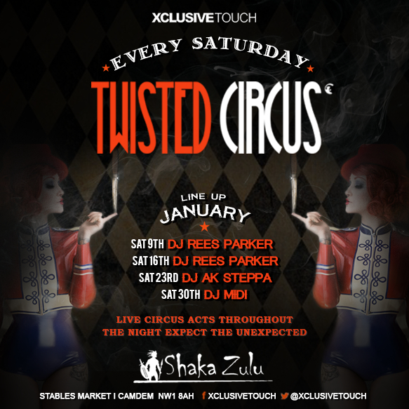 Twisted Circus Saturdays