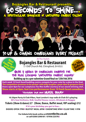 60 SECONDS TO SHINE.A NIGHT OF COMEDY & MUSIC