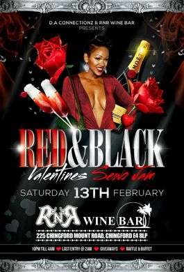 RED & BLACK VALENTINES SEWO JAM