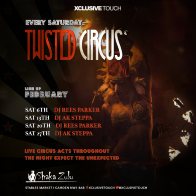 Twisted Circus Saturdays