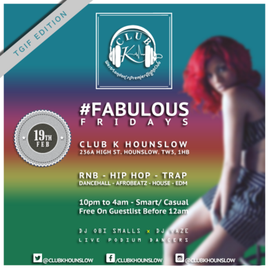 #FabulousFridays: TGIF: Thank God It's Friday