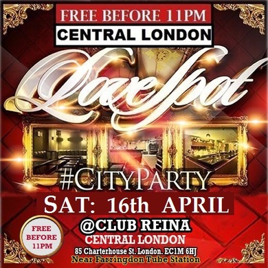 LOVESPOT #CITYPARTY: CENTRAL LONDON: FREE B4