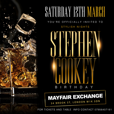 Stephen "StylishNights" Cookey Birthday Party