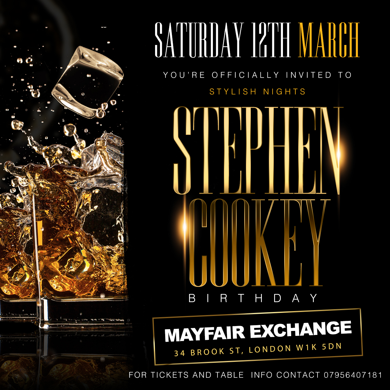 Stephen "StylishNights" Cookey Birthday Party