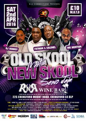 OLD SKOOL meets NEW SKOOL SEWO JAM