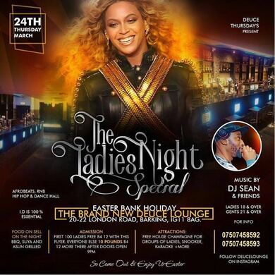 Ladies Night Special | Bank Holiday March 24