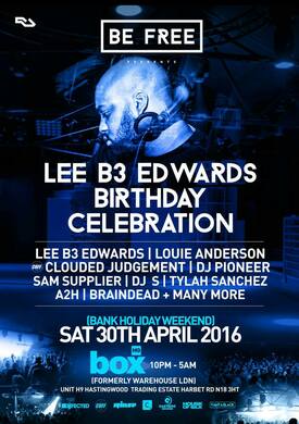 Be Free - Lee B3 Edward Birthday Celebration