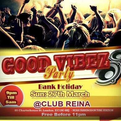 DJ AFRO B EASTER PARTY: CLUB REINA: LONDON