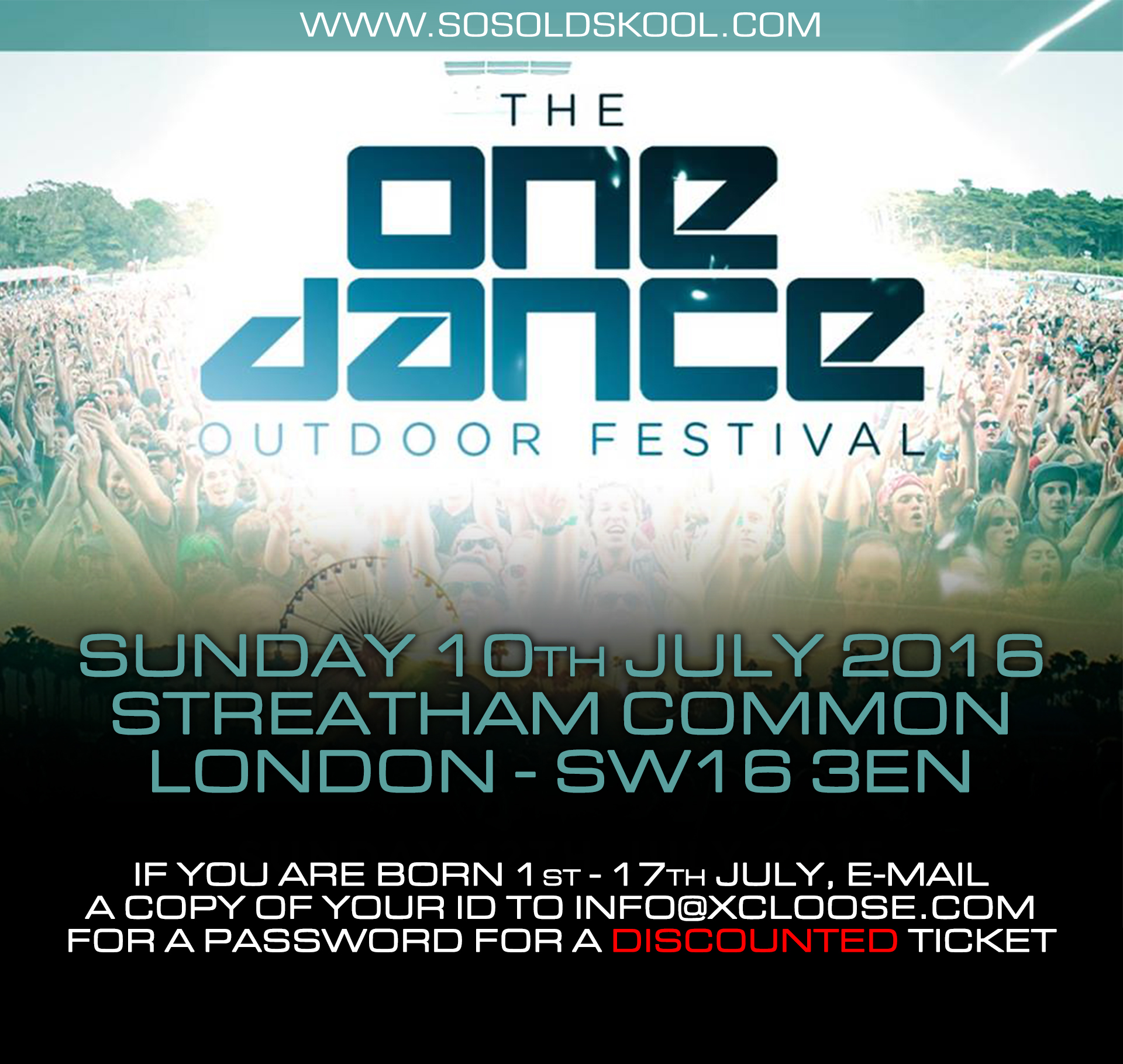 SOS @ One Dance - 10.7.16 @ Streatham Common