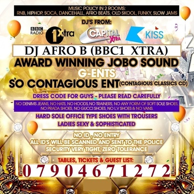 AFROBEATS CITY PARTY: CENTRAL LONDON: FREE