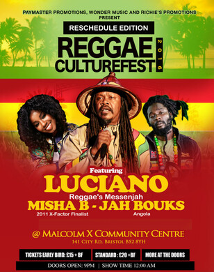 REGGAE CULTURE-FEST 2016(Reschedule)Bristol