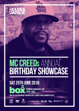 House & Garage UK -  MC Creeds Birthday