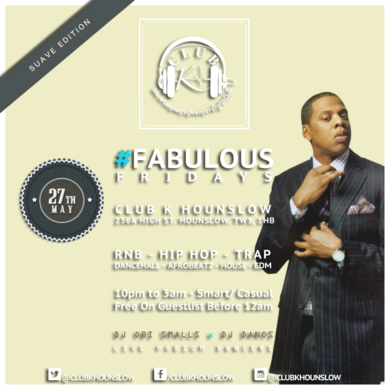 #FabulousFridays: Suave Edition (£500 PRIZE)