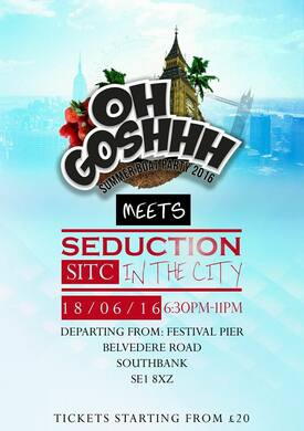 Oh Goshhh & Seduction In The City Boat Party!