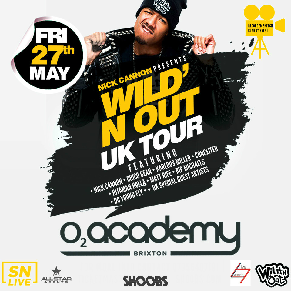 NICK CANNON WILD N OUT UK TOUR