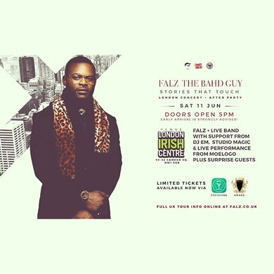 Falz UK Tour, June 2016 LONDON Concert + Afte