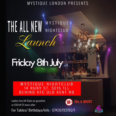 THE ALL NEW MYSTIQUE NIGHTCLUB LAUNCH WEEKEND