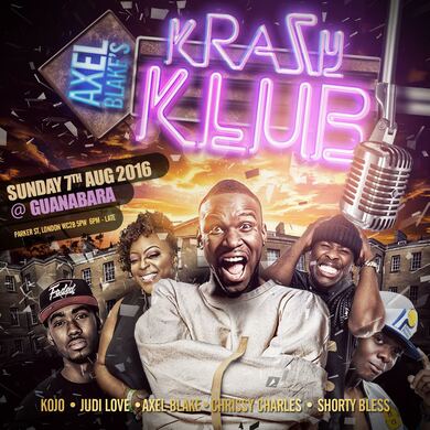 Axel Blake’s Krazy Klub (Sun 7th August)