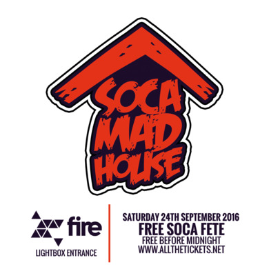 SocaMadhouse - Free Soca Fete | PAY ON DOOR