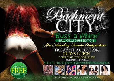 BASHMENT CITY "BUSS A WHINE"  GIRLS EDITION