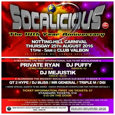 SOCALICIOUS - THE 14 YEAR ANNIVERSARY