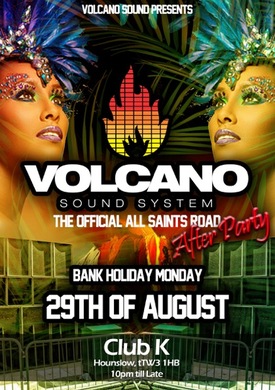 Volcano Sound Carnival Afterparty