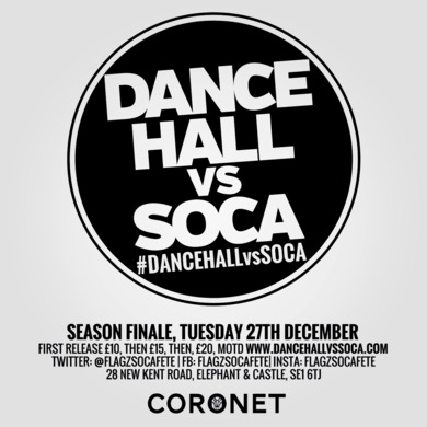 Dancehall vs Soca | PAY AT DOOR