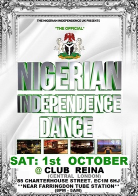 NIGERIAN INDEPENDENCE DANCE: CENTRAL LONDON