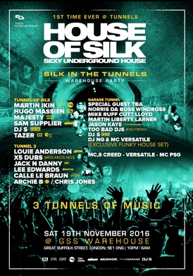 HOUSE OF SILK- NO TICKETS ON DOOR TONIGHT