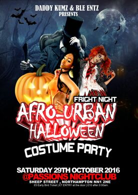 Afro Urban Halloween Costume Party
