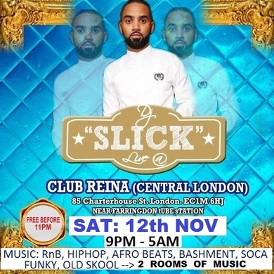 DJ SLICK (SO SLICK)@ LOVESPOT: CENTRAL LONDON